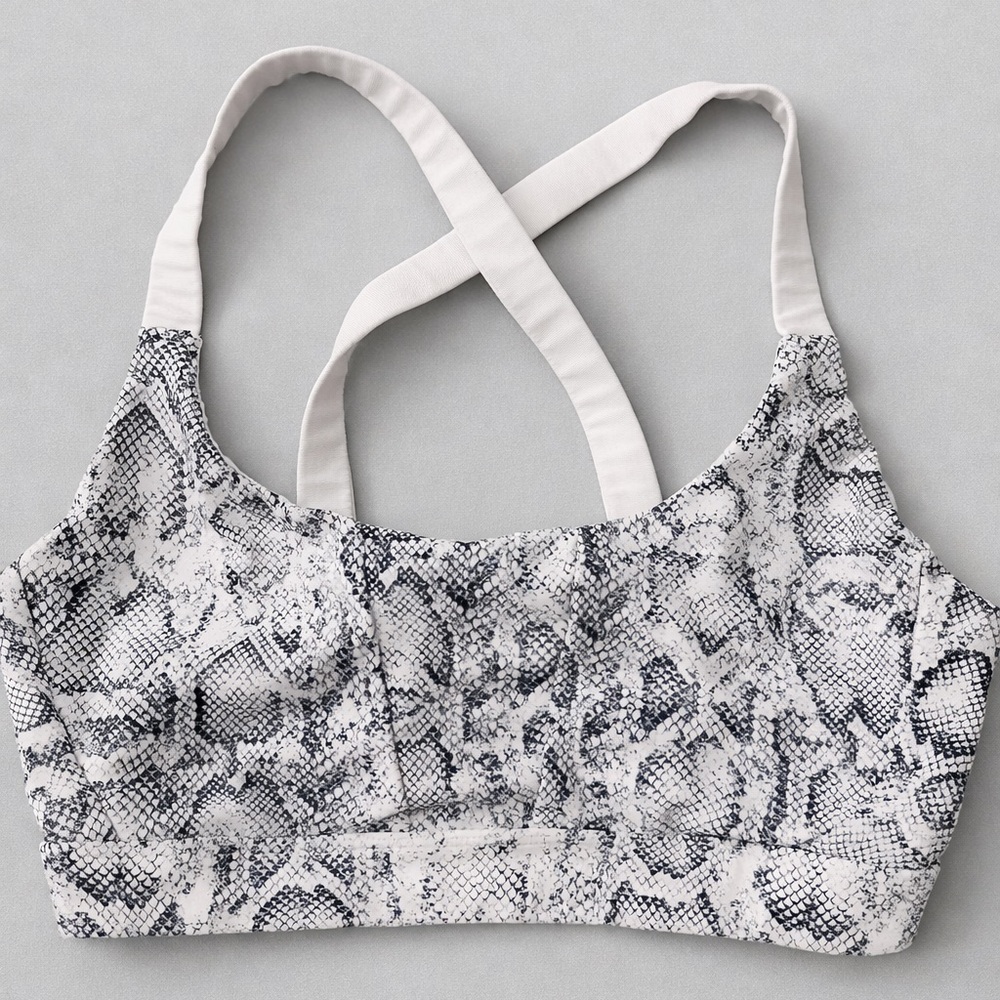 SOULCYCLE Snakeprint Sports Bra